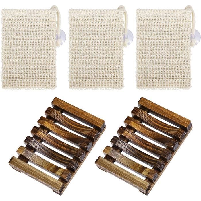 U7229 Porte Savon Silicone Avec Drainage, Boîte À SavonPorte-Savon En Silicone Lot De 2 - Gris