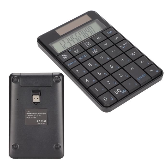 Pave Numerique Bluetooth Clavier Calculatrice 2-en-1 Pavé Numérique Bluetooth 2-en-1 Avec Calculatrice - 34 Touches Silencieuses Pour PC/Mac Pave Numerique 34 Touches Silencieuses PC Mac Pavé Numérique Sans Fil Pave Numerique Bluetooth Clavier Calculatrice 2-en-1 Pavé Numérique Bluetooth 2-en-1 Avec Calculatrice - 34 Touches Silencieuses Pour PC/Mac Pave Numerique 34 Touches Silencieuses PC Mac Pavé Numérique Sans Fil