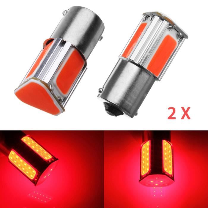 2pcs 5W Ampoule LED 1156 Clignotant Voiture Feu Arrière Lumière 500lm