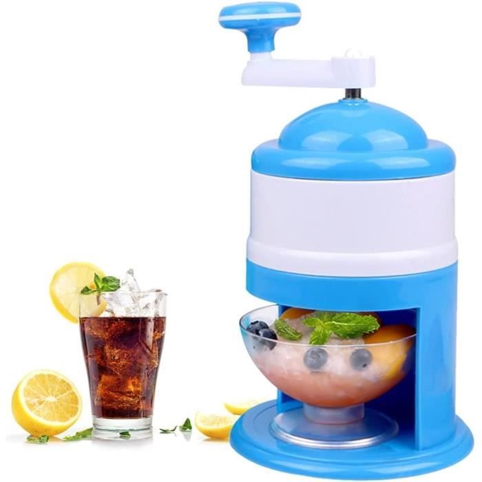 Machine À Glace Rasée Manuelle, Broyeur À Glace Cocktails Slush Machine