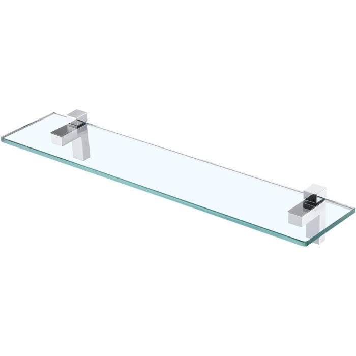 Étagère D'angle En Verre 8 Mm D'épaisseur En Verre Trempé Étagère De Douche Triangle