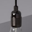 TECHBREY Suspension Luminaire Bowie 100x1500 mm Luminaire D'Interieur Lustre Lampe suspendue-  Noir-1