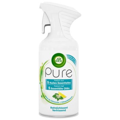 Spray Aérosol Désodorisant Pure Essentielles Baies Sauvages AIR WICK : le flacon de 250mL à Prix