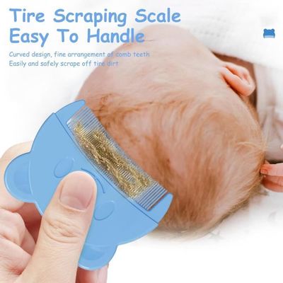 4 Peignes Et Brosses Bébé En Silicone Doux - Pour Croûtes De Lait Et Massage Du Cuir Chevelu - Set Hygiène Bébé