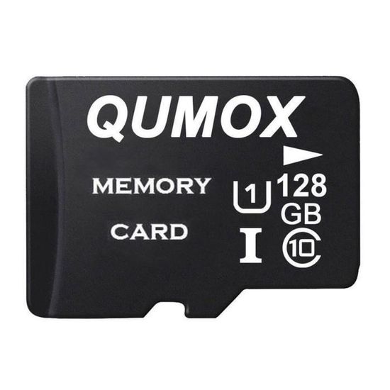Carte Mémoire SDXC 128 Go QUMOX - Vitesse 80 Mo/s Lecture, 40 Mo/s Écriture, UHS-I Classe 10, Pour Appareil Photo, 4K, Dashcam - 13