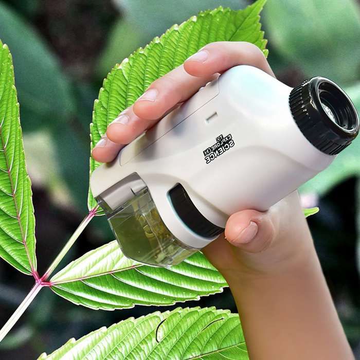 Microscope pour enfants 1200x - Shipenophy - Éclairage LED - Jeux d