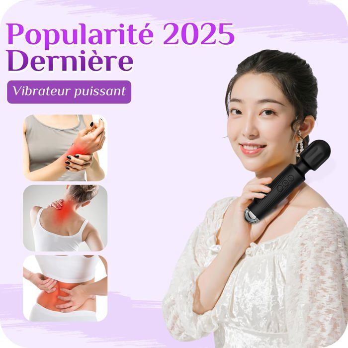 Vibromasseur Stimulateur Clitoridien Puissant 30 Modes - Silicone - Sans Fil - Pour Femme