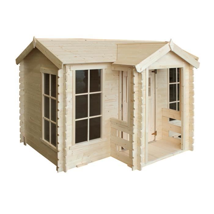 Cabane enfant exterieur 1.1m2 - Maisonnette en bois pour enfants