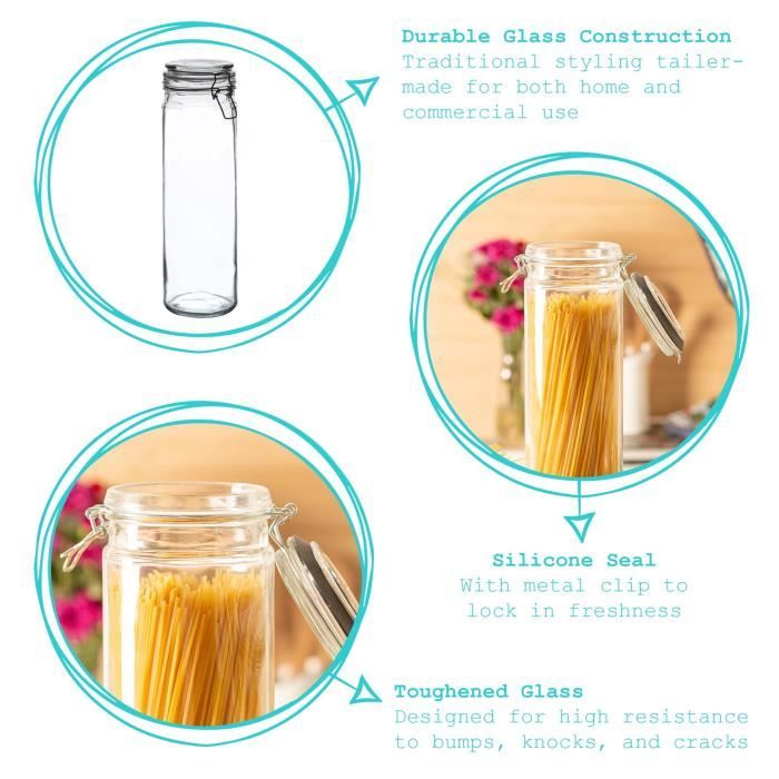 Lot De 10 Anneaux De Rechange En Silicone Pour Bocaux En Verre - Joints Blancs Et Oranges 69/95 Mm