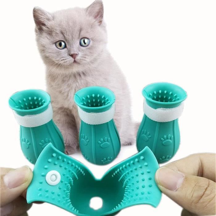 Bleu clair - animaux accessoires brosse chat accessoire chat chat  accessoires pour chats Couvre pieds en Sili - Cdiscount