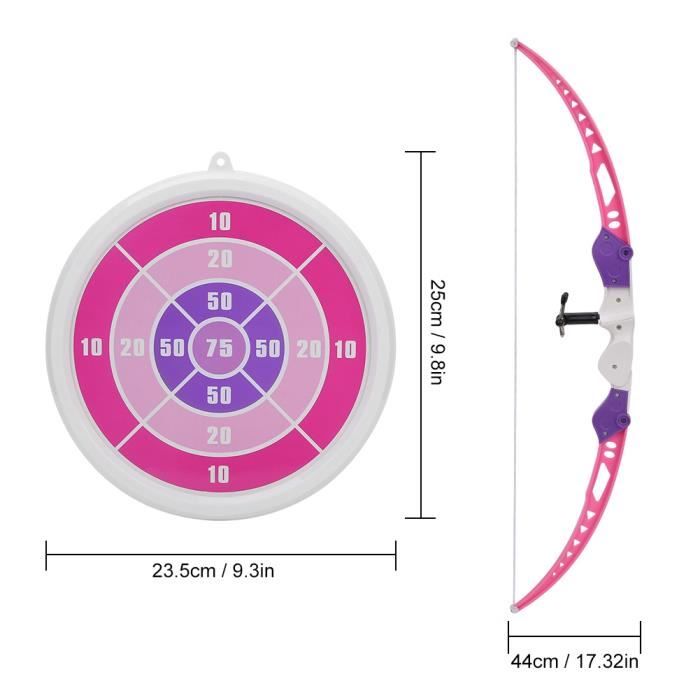 Kit de Tir à l'Arc DX® Sécurité pour Enfants de 5-9 Ans avec 6 Flèches, 2  Arcs et 1 Cible - Cdiscount Jeux - Jouets