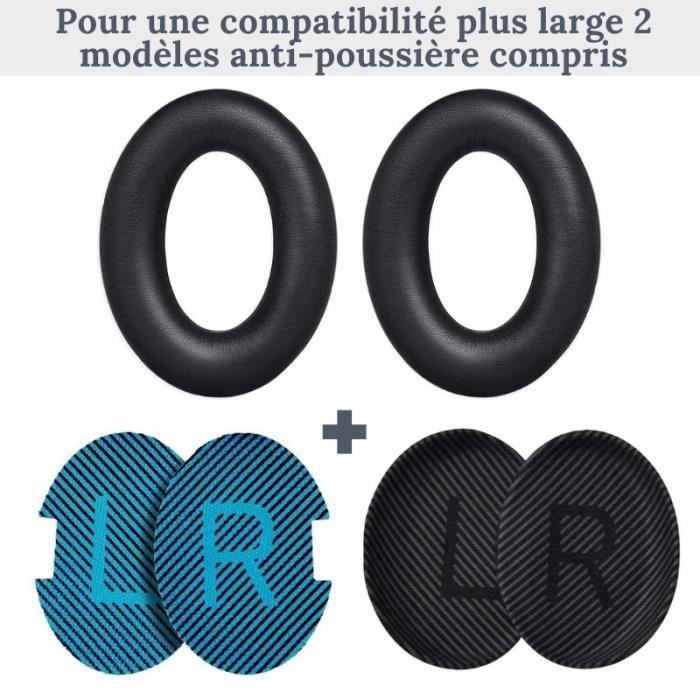 Coussinets d'oreille de remplacement pour BOSE QuietComfort QC 2 15 25 35  qc35 ii, coussin