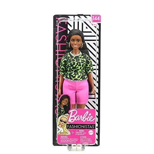 Barbie Fashionista Mu eca afroamericana curvy con camiseta de ne n
