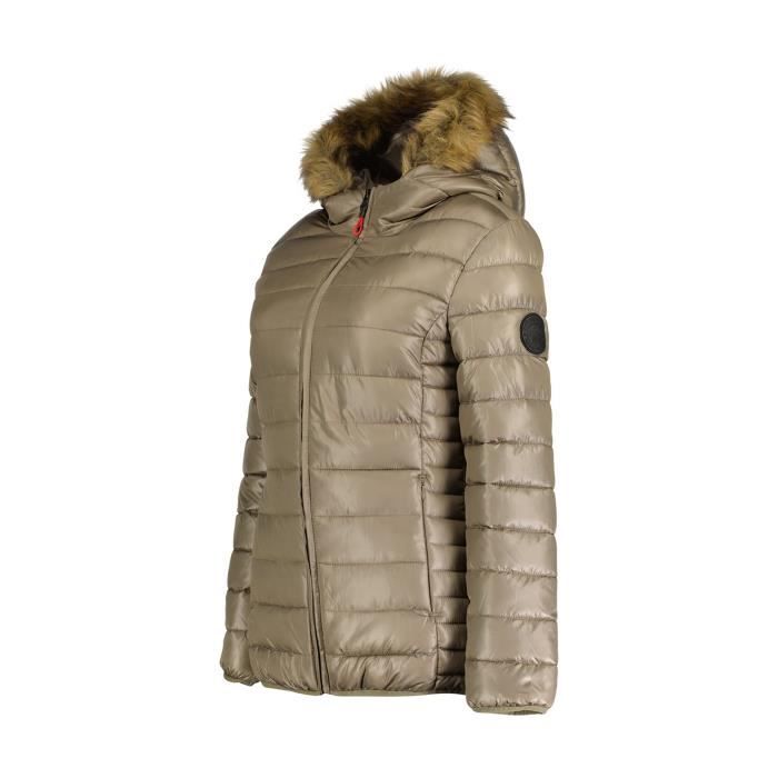 Doudoune store femme taupe