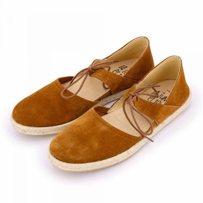 Espadrille a lacet 37279000 serraje t36 41 Femme LA LUNE ET TOI