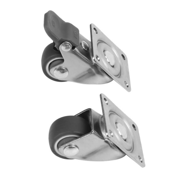 PINGEUI Lot De 8 Roulettes Pivotantes De 38 Mm, Roulettes Lourdes Avec