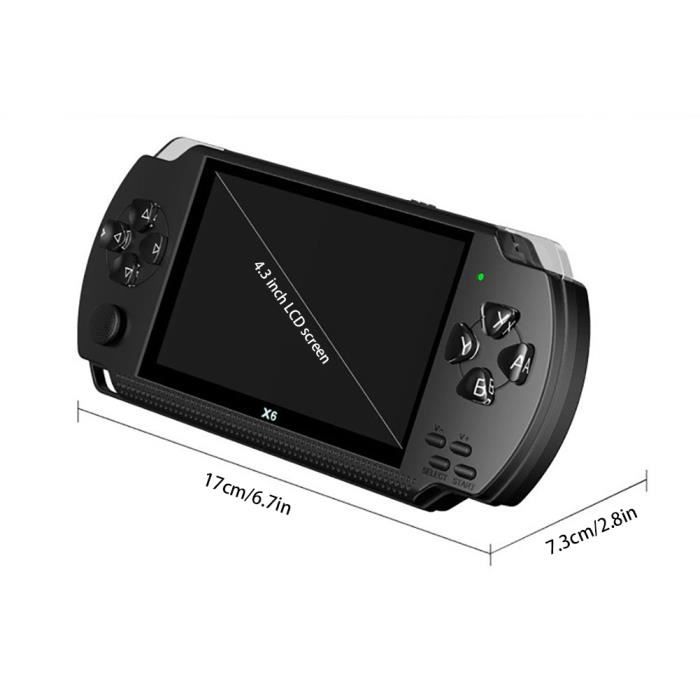 Console Portable Pour Enfants – 620 Jeux Intégrés – écran 8,9 Cm – Rechargeable – 2 Joueurs – Cadeau Idéal