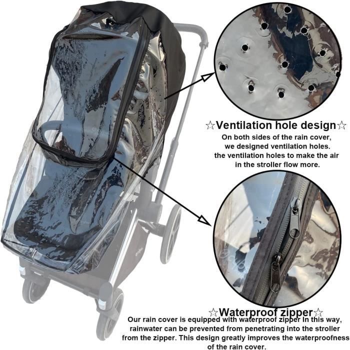 Housses Guidon Néoprène Pour Cybex Gazelle S - Protection Confortable Et Hypoallergénique - Fabriqué En Espagne