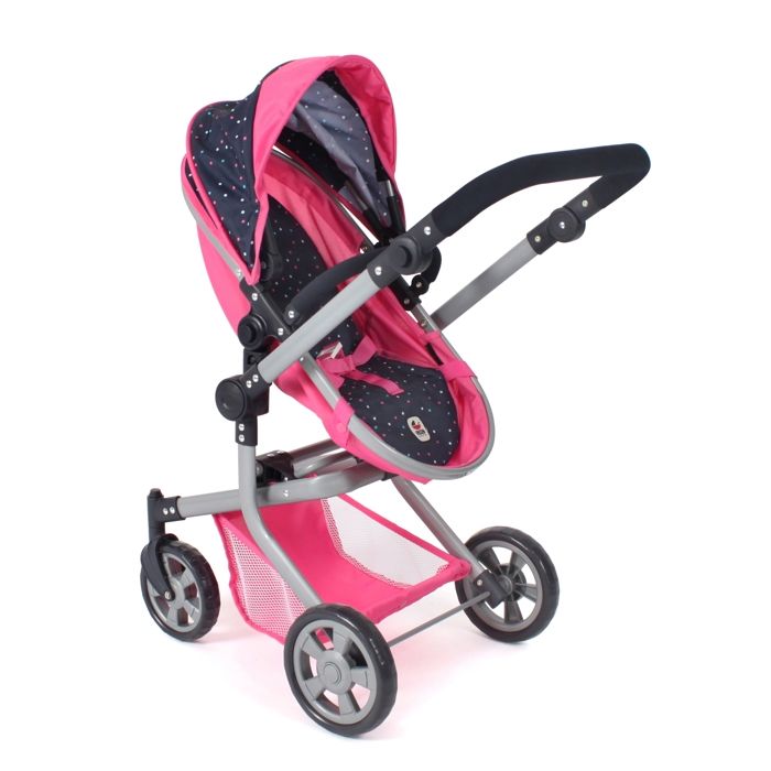 Yolo Poussette de poupée combinée 2 en 1 pour Enfants de 4 à 8 Ans