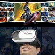 TD® VR BOX 2.0 Version VR Virtual lunettes 3D + Bluetooth Gamepad Télécommande-3