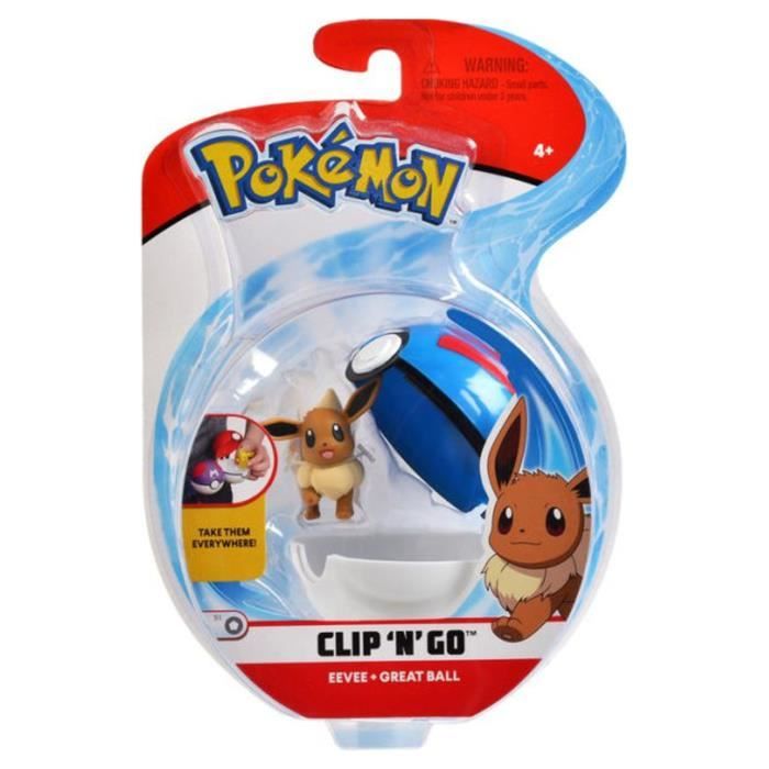Figurine Pokemon Clip'N'Go Pokeball Series Mix Pokemon Jouet