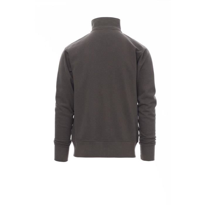 Felpa uomo PAYPER HOUSTON SMOKE Grigio XXXXL Col montant 70 COTONE 30 POLIESTERE 280 GR MQ