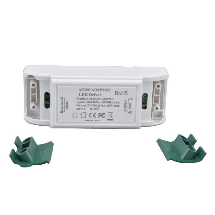 Pilote LED Constant Current 40W – Gradation 1-10V/PWM, Courant Réglable 600-1050 MA, Tension 24-42V – Pour éclairage Industriel, Bureau