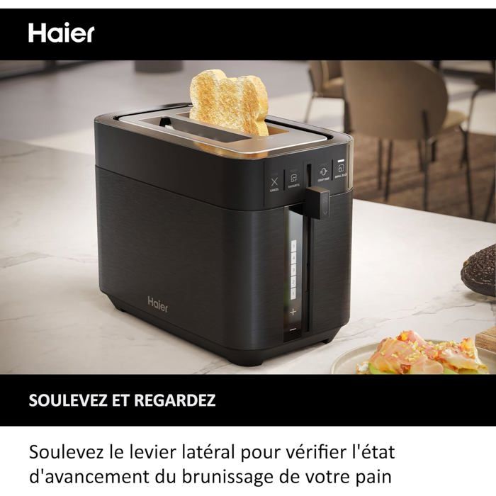 I-Master Série 5 Grille-Pain, Acier Inoxydable, 2 Tranches Avec Fentes Extra Profondes, Poignée