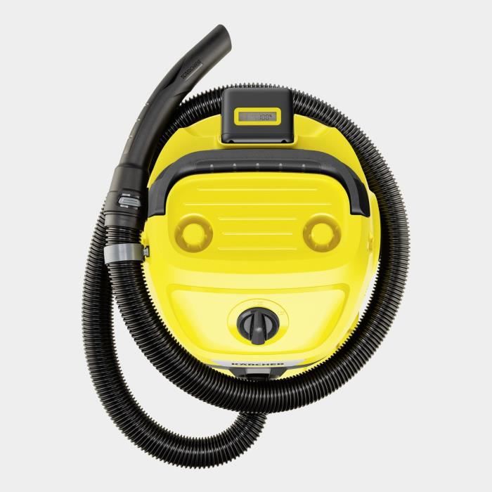 Kärcher WD 2 Plus Aspirateur Eau Et Poussière - 1000W, Réservoir 15L, Fonction Soufflage - Pour Nettoyage Intérieur/Extérieur