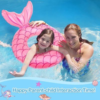 LGWJHCY – Bouée Baleine Gonflable – PVC 70 Cm – Design Cartoon – Avec Pompe à Main – Pour Enfants – Piscine, Plage, Lac – Aide à La Natation – Facile à Transporter