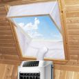 Kit Calfeutrage Climatiseur Joint de Fenêtre pour Climatiseur Mobile avec  Nécessite Aucun Perçage 2 x 190 cm