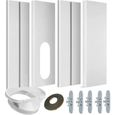 Joint de fenêtre coulissant pour climatiseur portable – Kit d'aération de fenêtre en PVC pour tuyau d'échappement de φ 13 cm