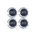 Lot de 4 centre de roue cache moyeu Noir Remplacement pour Audi TT 8D0601165k 8D0 601 165K A253-0