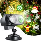 Projecteur LED d'extérieur - TANBABY - 2 en 1 - 10 Diapositives - IP67 Étanche - Télécommande