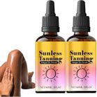 NOBRAND Sunless Tanning Drops To Drink, Gouttes De Bronzage Sans Soleil À Boire, 2Pc Gouttes De Bronzage À Boire, Huile Bronzante