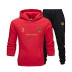 NPZ Jogging enfant - Portugal - Rouge - Football - Manches longues - Élastique