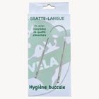 NOVELA GLOBAL Gratte langue inox très efficace contre la mauvaise haleine