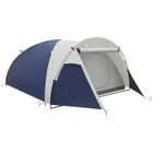 Outsunny - Tente de camping - Taffetas 210T - 320x240x130cm - Bleu