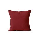 Housse de coussin 60x60 cm ALIX rouge, par Soleil d'ocre