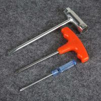 Atyhao clé pour tronçonneuse Accessoires de scie à chaîne Outil de jeu de clé de tournevis à douille pour tronçonneuse Stihl