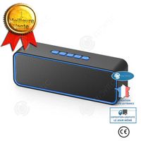 I® Enceinte bluetooth portable sans fil, Subway Bluetooth Box Portable Haut-parleur pour PC, téléphone portable / Multi-Media Card S