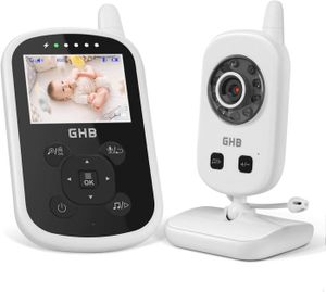 ÉCOUTE BÉBÉ Babyphone Caméra Bébé Moniteur 2,4 Inches LCD Baby