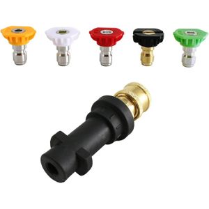 Adaptateur Pistolet Nettoyeur Haute Pression – Raccord Rapide 1/4, Compatible K2 à K7, Laiton Et Plastique