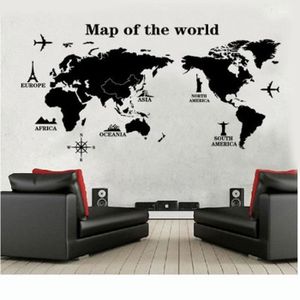 Sticker Carte Du Monde