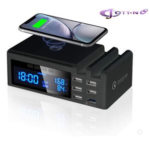 6-Port Extender USB Adaptateur De Chargeur De Voiture Universel Rapide Chargeur De Voiture pour Android IOS Cam/éra iPad 5V 9A 45W Voiture Allume-Cigare Adaptateur