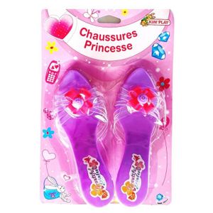 ACCESSOIRE DÉGUISEMENT Chaussures de Princesse Enfant 3 6 ans Plastique V