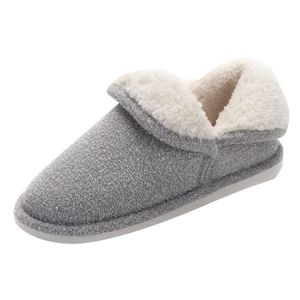 DODUMI Pantoufles Femme Soup Famille Chaussons Antid/érapant Chaud Homme Slippersm/â Amoureux lhiver Pantoufles Coton Peluche Chaud