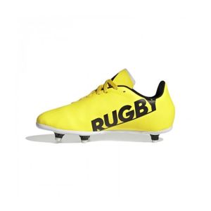 CHAUSSURES DE RUGBY CRAMPONS VISSES RUGBY JUNIOR SG JAUNE - ADIDAS