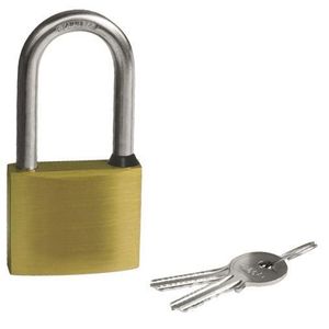 Abus 04720 Cadenas en laiton /à anse longue Syst/ème cl/é unique 402 65 mm