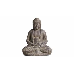 T/ête de Bouddha r/ésistant au gel figurine en pierre 32 cm coul/é en pierre